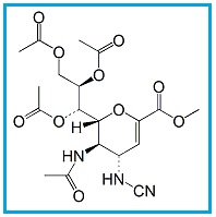Zanamivir N-Cyano Amine Triacetate Methyl Ester